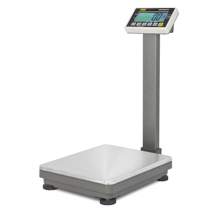 Uwe NTEP Bench Scale, 120 kg, .02 kg, 16x20" Cast Alum Base, Legal For Trade, RS232, 2" Backlit Display UFM-F120